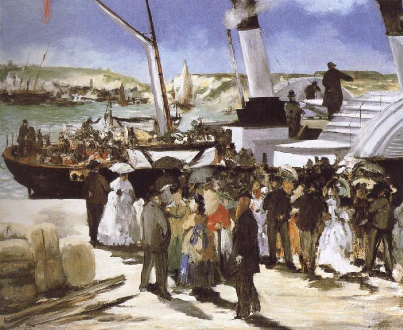 Edouard Manet The Departure of the folkestone Boat